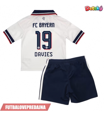 Lacne Dětský Futbalové dres Bayern Munich Alphonso Davies #19 2026-27 Krátky Rukáv - Preč (+ trenírky)